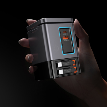 Logo trade liikelahja kuva: Urban Vitamin Sacramento 105WGAN -laturi, kaapelit